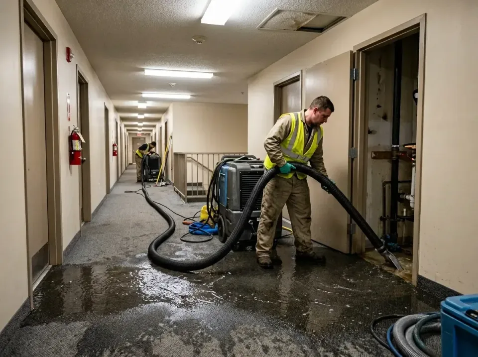multi-unit-apartment-hallway-f-005 — frequently asked questions, Emergency Burst Pipe Water Extraction & Removal in Wanchese…